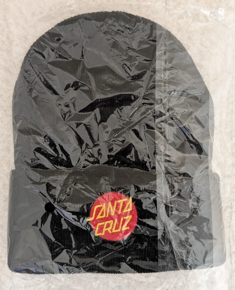 Gorra Santa Cruz Skateboards Beanie (Negro) Punto Puños Foto 3 de 3