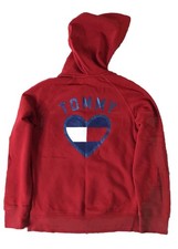 TOMMY HILFIGER Girls size 16 HEART HOODIE JACKET