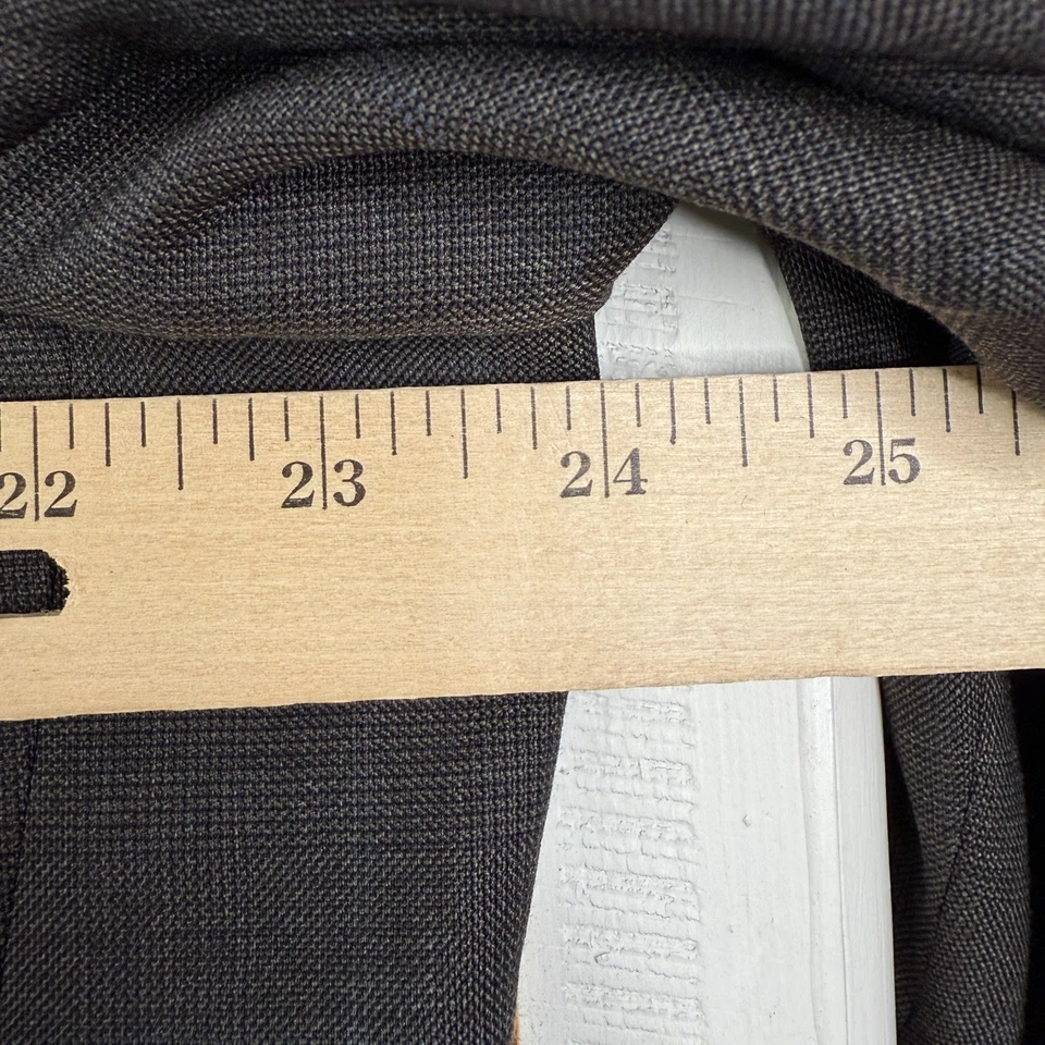 Traje Brooks Brothers Para Hombre 46R Marrón Glen Check 2 Botones 1818 Madison Estrato Foto 3 de 4