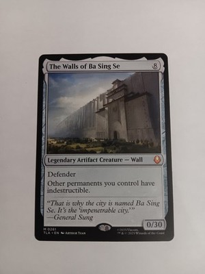 MTG The Walls of Ba Sing Se Legendary Artifact Avatar The Last Airbender