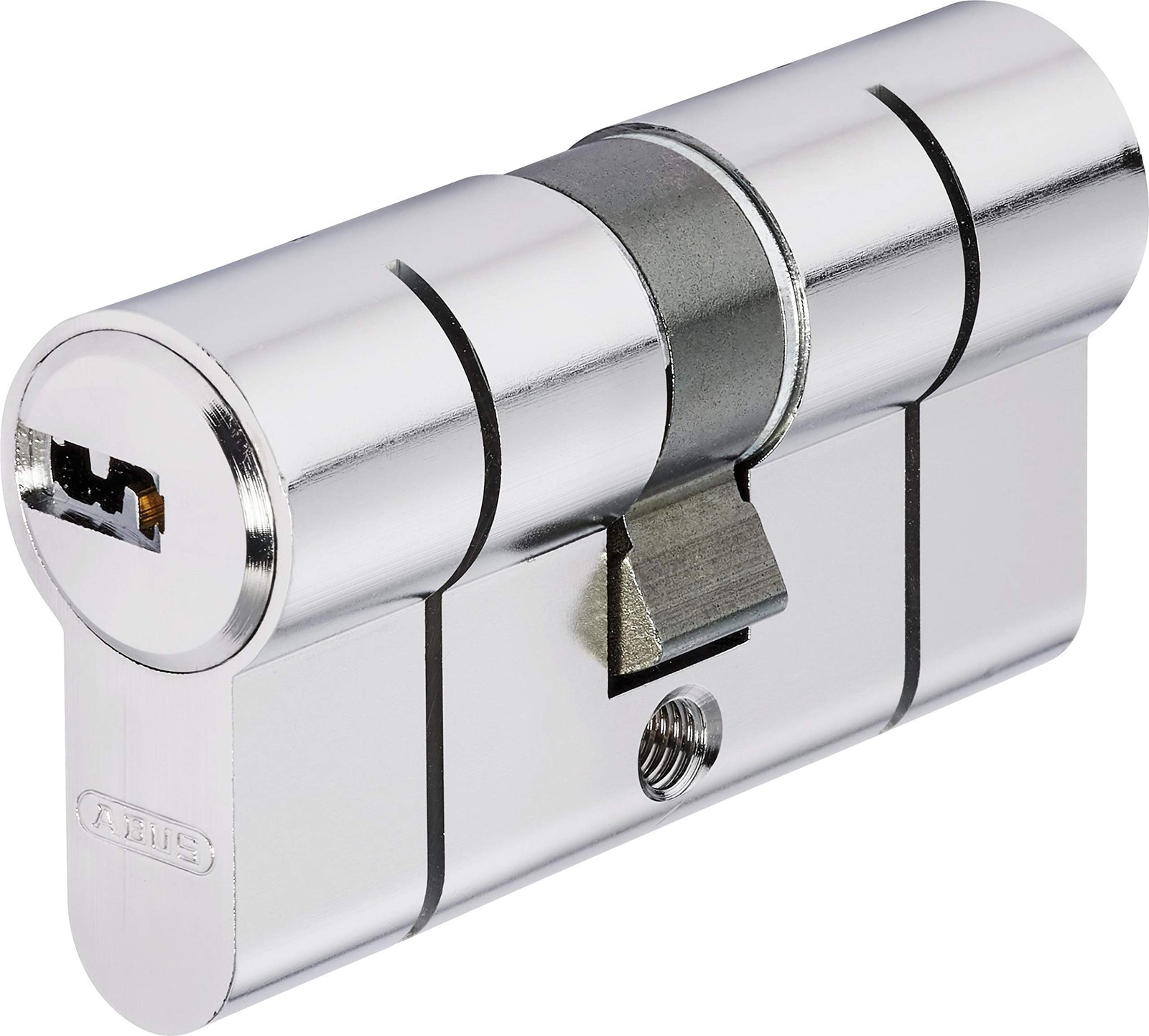 Cylindre double entrée D6PSN 50/50 mm bkn en nickelé pour porte