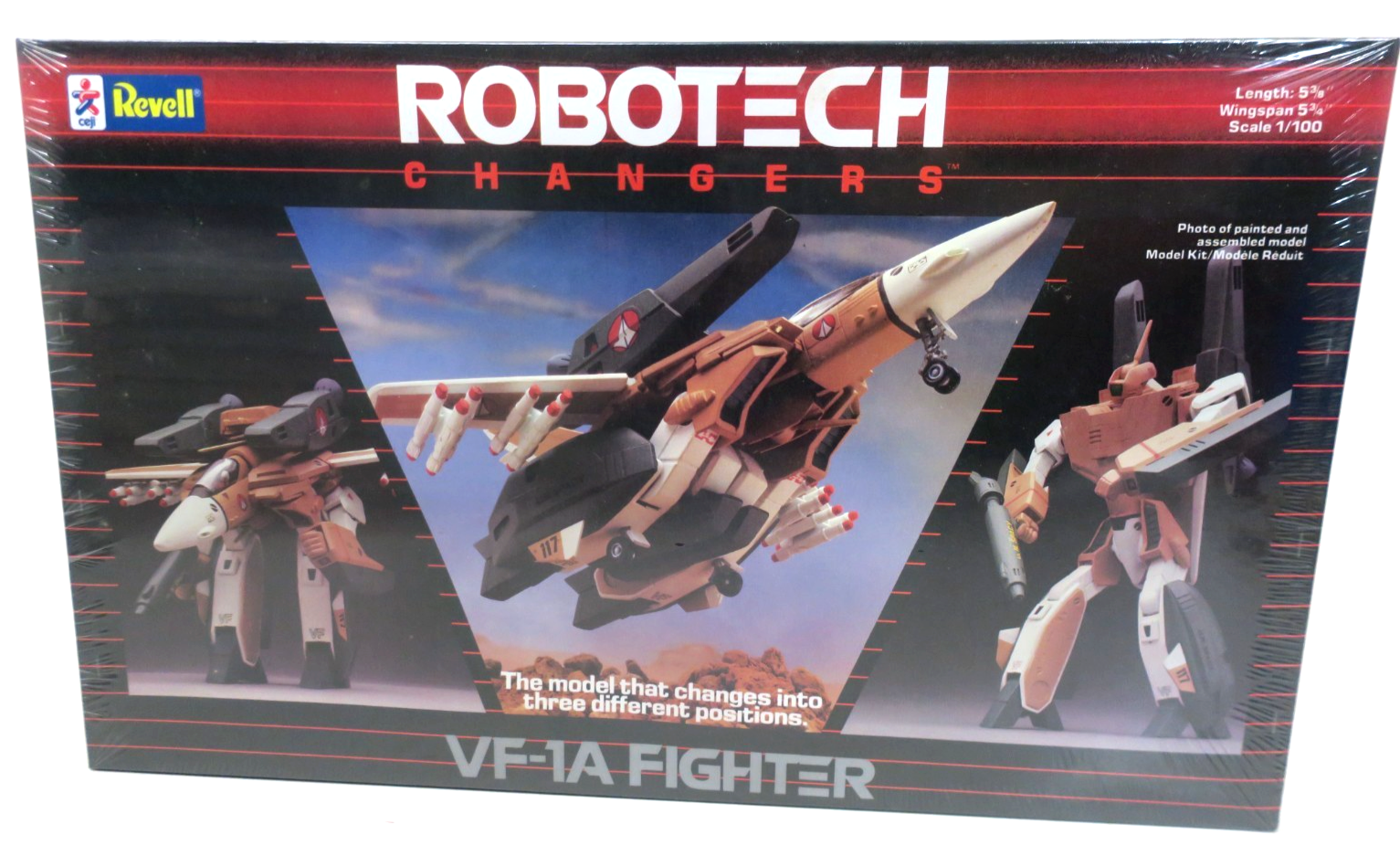 Revell Robotech Changers 1/100 VF-1A Fighter Model Kit | eBay