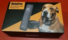 DeluPet Dog Training Collar Model DT-66 with Remote, NEW