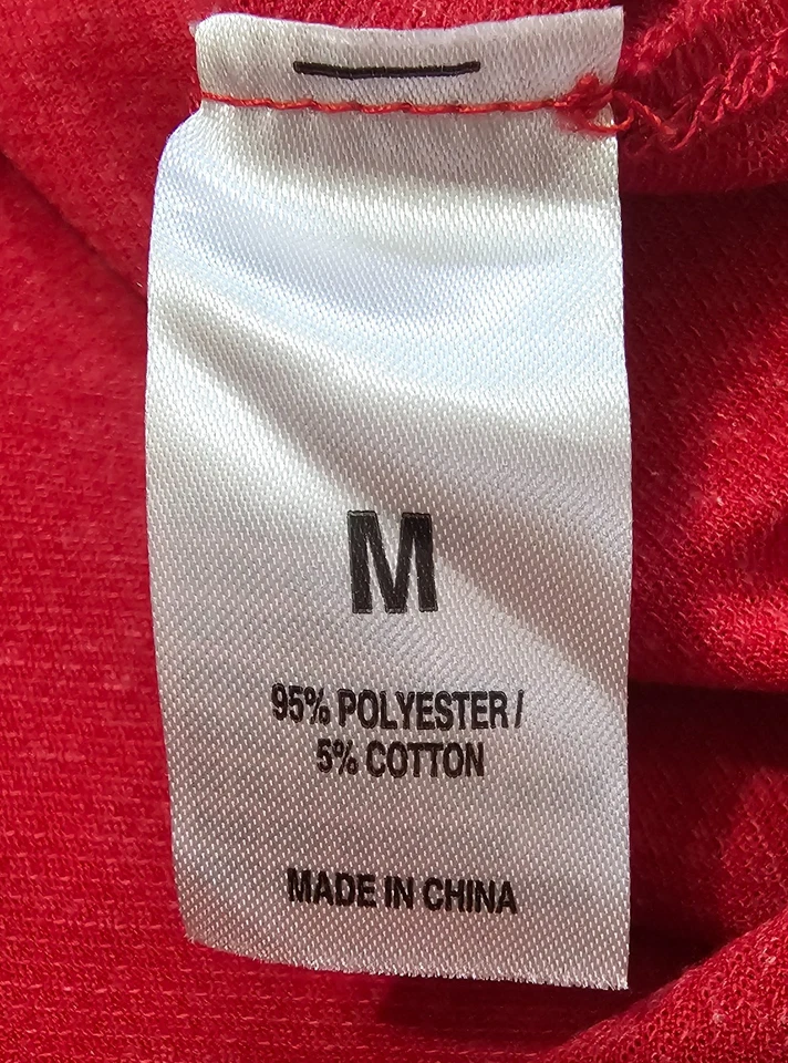 Camiseta sin mangas Everlast para hombre roja ropa deportiva talla M cuello redondo poliéster Foto 4 de 4