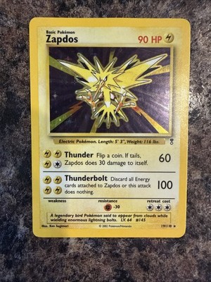 Zapdos 19/110 Legendary Collection Holo
