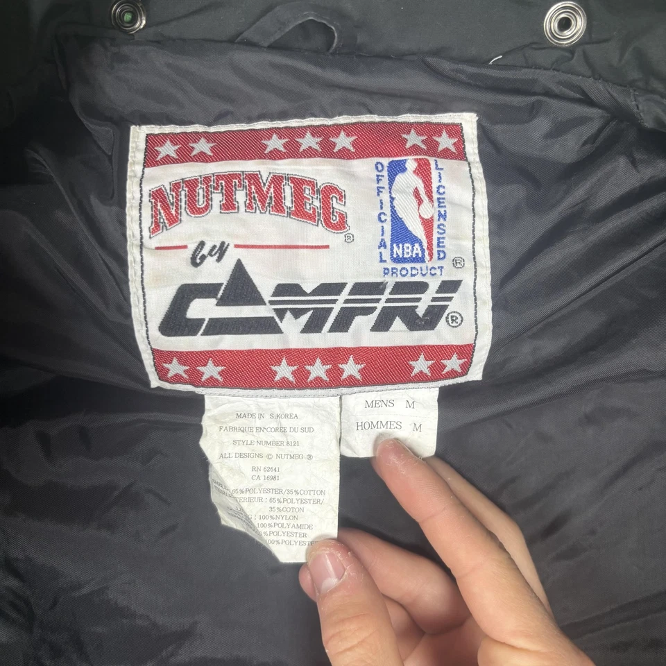 Vintage Boston Celtics Jacket Mens Medium Green Black White NBA Basketball 90s - Image 3 of 4