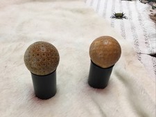 Lot of TWO DUNLOP ENGLAND 2 6 Mesh Dimples Pattern Golf Balls- 1920s30s