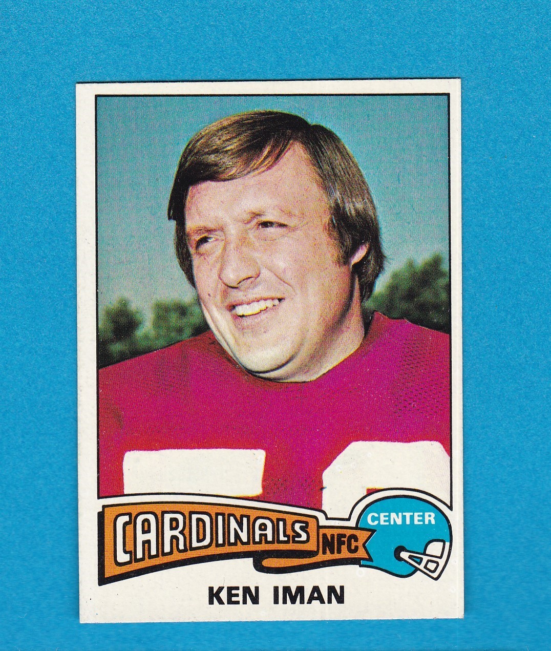 1975 TOPPS FOOTBALL SET BREAK 377 KEN IMAN CARDS NM