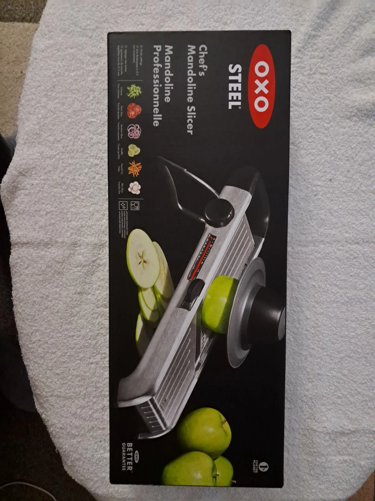 Oxo Steel Chefs Mandoline Slicer 3114000 New Professional NIB SLICER
Opens in a new window or tab