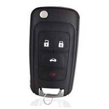 Car Key Fob Keyless Entry Remote Flip Replacement for 2010-2019 Chevy 1 Pack