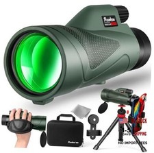 HD Monocular Telescope for Adults high Powered Comes with Smartphone 12x60