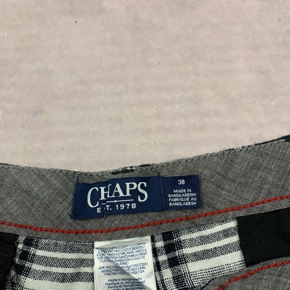 Chaps Shorts Chino Shorts a Cuadros Estampado Hombre 38 Foto 4 de 4