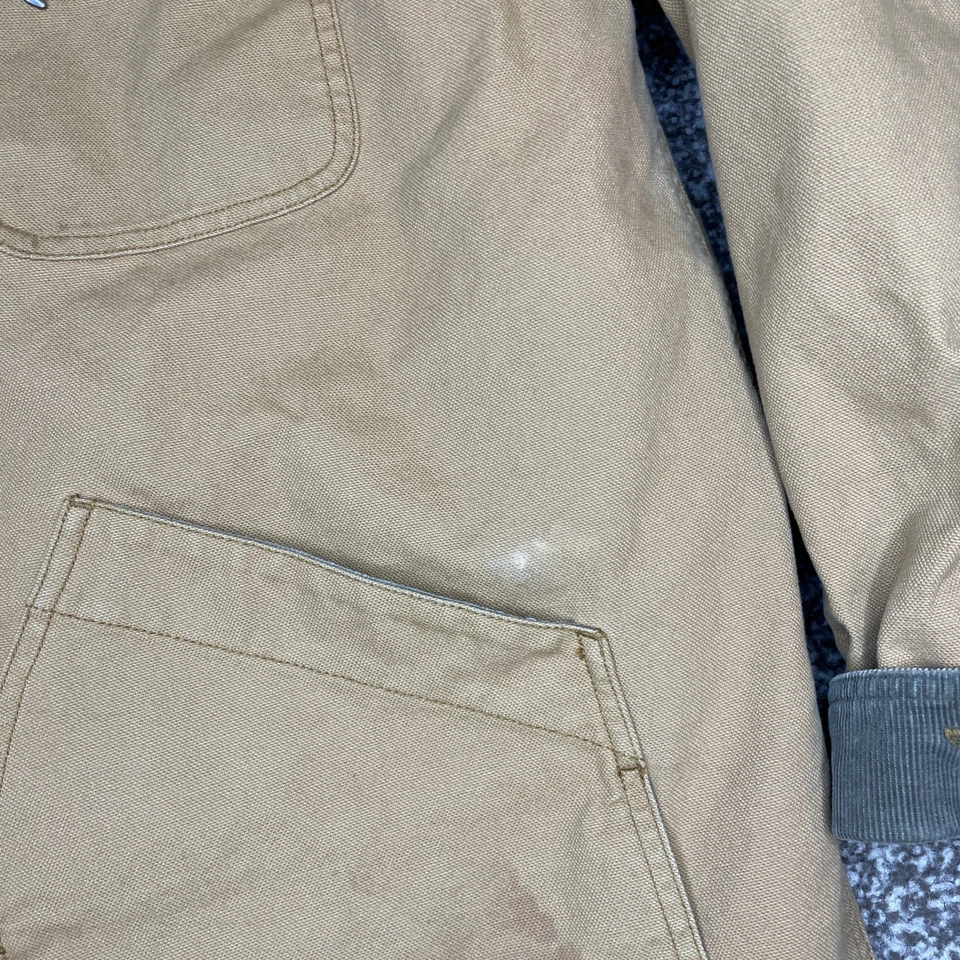 Vintage LL BEAN Mens XL PRIMALOFT Flannel Lined Field Chore Barn Jacket 0JX74 - Image 2 of 4