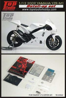Top Studio 1/12 Yamaha YZR-M1 2009 Detail Up set for Tamiya