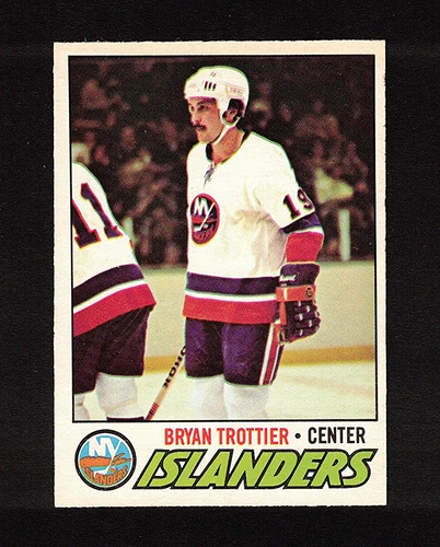 1977-78 BRYAN TROTTIER #105 EX OPC Key NYI HALL OF FAME Star 2nd NHL Hockey Card