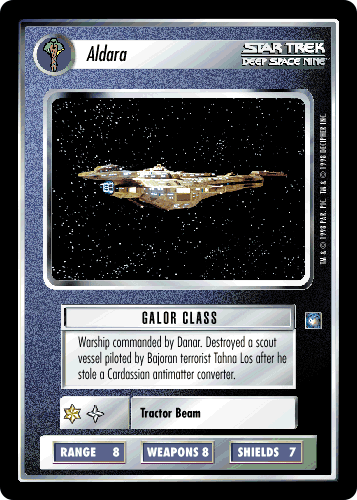 Star Trek CCG DS9 Deep Space 9 Aldara - Picture 1 of 1