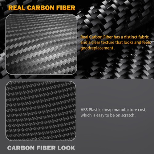 M HORN STYLE REAL CARBON FIBER SIDE MIRROR COVER CAPS FOR 2022-2025 HONDA CIVIC - Picture 3 of 11