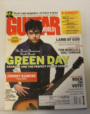 GUITAR WORLD Magazine Holiday 2004 GREEN DAY Billy Joe Armstrong Johnny Ramone