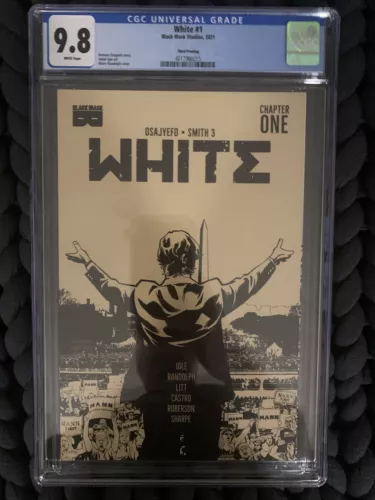 White #1 -3rd Printing- Low Print Run -CGC 9.8 WP -(Black Mask Studios, 2021)
