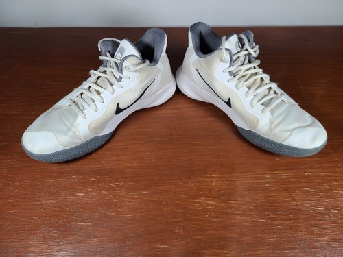 Nike Mens Precision III AQ7495-100 White Running Shoes Sneakers Size 8 - Picture 5 of 8