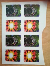 Máquina de pinball Metallica Stern calcomanía objetivo repuesto 