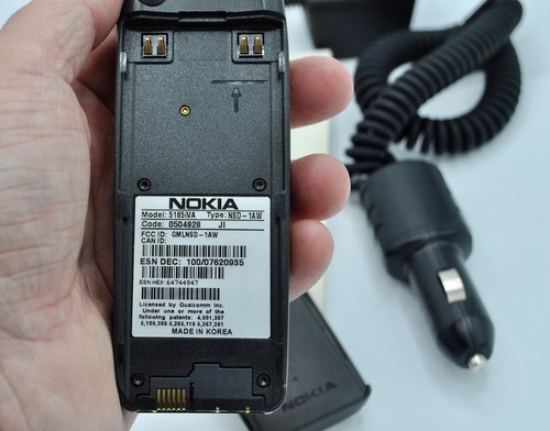 Vintage Nokia 5185i Cellphone with Chargers & Book Works Verizon - Afbeelding 6 van 6