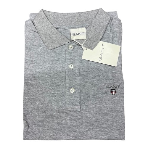 GANT COMFORTABLE PLAIN SHORT SLEEVE POLO SHIRT FOR MENS - Picture 4 of 6