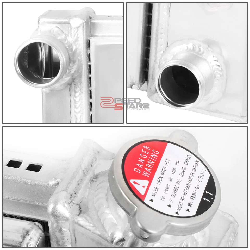 3-ROW FULL ALUMINUM RADIATOR+12V FAN SHROUD FOR 1978-1987 CAMARO/CENTURY/CUTLASS - Image 3 of 4