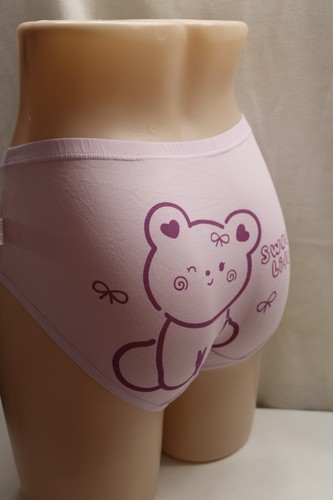 Teen 14-16/XS Women's Cute Purple Bear hip hugger sexy retro hipster panties - Picture 2 of 9