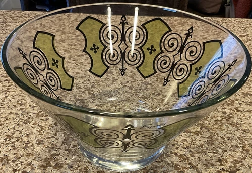 MCM ANCHOR HOCKING LARGE ESPANA BUTTERFLY SERVING BOWL WANDA VISION VINTAGE