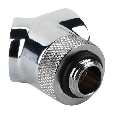 Thermaltake G1/4 45 Degree Rotary Adapter/Connector (Chrome) - CL-W051-CU00SL-A - Picture 3 of 3