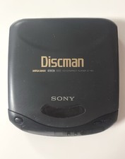 Discman Sony D143 Mega Bass D-143 Compact CD-Player DEFEKT ERSATZTEILE G5857