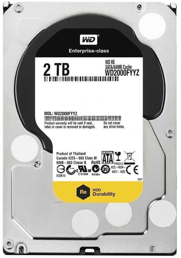 WD2000FYYZ- Western Digital Re 2TB Internal 7200RPM 3.5