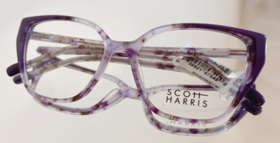 Originale SCOTT HARRIS SH-910 C2 PLUM Eyeglasses Plastic New 53-16-140