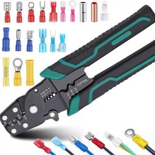 Smseace Wire Crimping Tool Wire Crimper,stripper And Cutterfor Shrink AWG) Wire