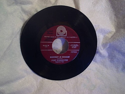 PONY POINDEXTER-Love Me Tender,Midnight In Moscow,prestige 251,45,soprano sax - Picture 4 of 4
