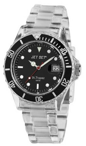 Reloj de Hombre Pulsera Jet Set para Policarbonato Nuevo Emb. Orig. #069