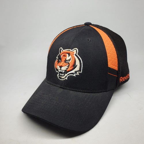 Cincinnati Bengals Reebok Mütze Kappe Erwachsene L XL schwarz passend Netz Rücken NFL Fußball