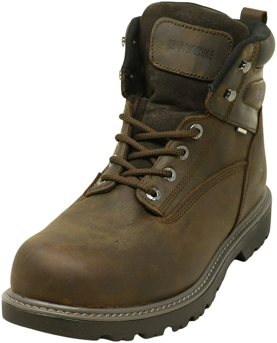 Wolverine men's floorhand 6 inch waterproof steel toe work shoe sale