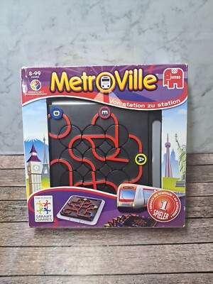Metroville Spiel Jumbo Knifflig 64 Aufgaben U-Bahn Metro Herausforderung Logik