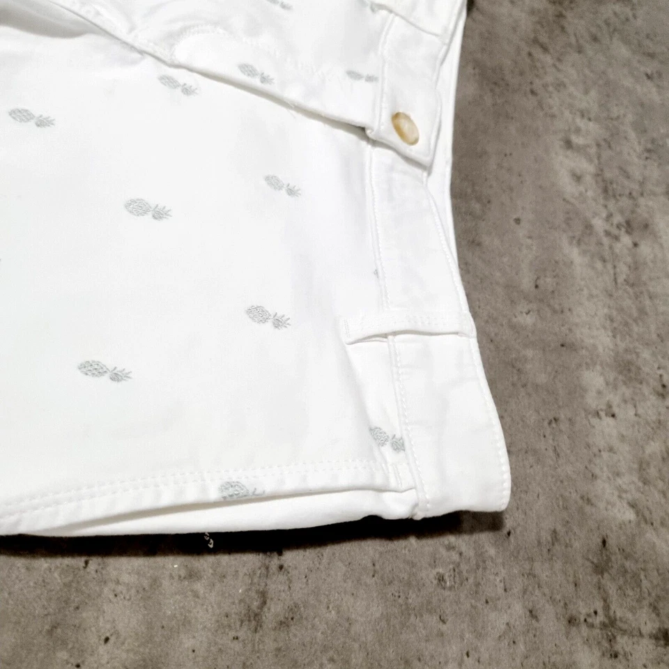 Mini Pantalones Cortos Tommy Bahama Blanco Piña Boracay BNWT $158 Mujeres Talla 4 W30 Foto 2 de 4