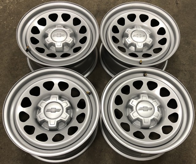 Chevy Silverado GMC Sierra 17” Factory OEM Steel Wheels Rims 9920 8130