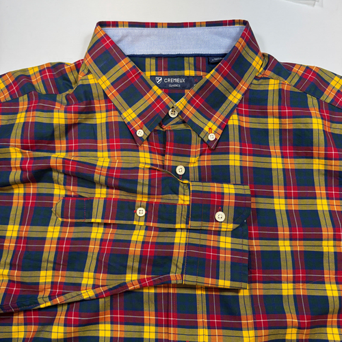Daniel Crémieux Classics Men's Size XL Check Cotton Long Sleeve Casual Shirt - Picture 6 of 20