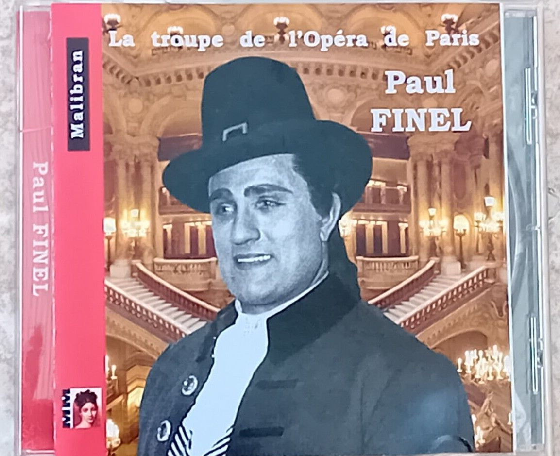 Paul Finel 'La troupe de l'Opera de Paris' CD Malibran