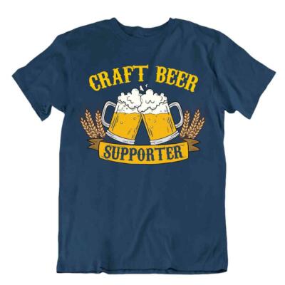 Craft Beer Supportwer T-SHIRT Cheers Bier Cap TEE Drinking Party Bar SHIRT