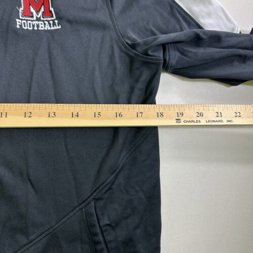 Under Armour Maryland Terrapins Football Rival Knit Track Warm Up Jacket Black - Picture 7 of 10