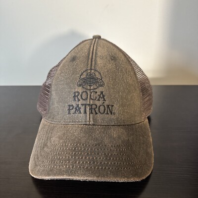 Rare Roca Patron Truckers Hat Brown Special Ahead Edition Classic Cut
