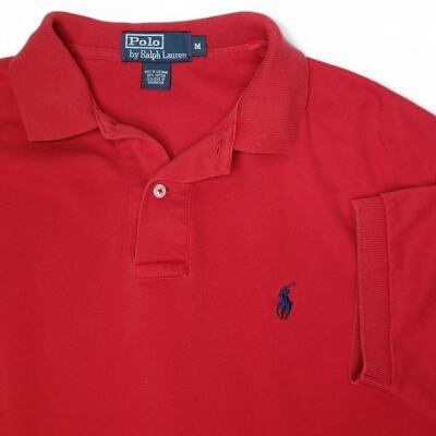 Polo Ralph Lauren Shirt Women's Embroidered Blue Pony Pearl Button