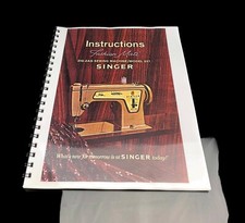 Máquina de Coser Singer 237 Estilo Mate Zig Zag Manual Instrucciones REIMPRESIÓN EN COLOR