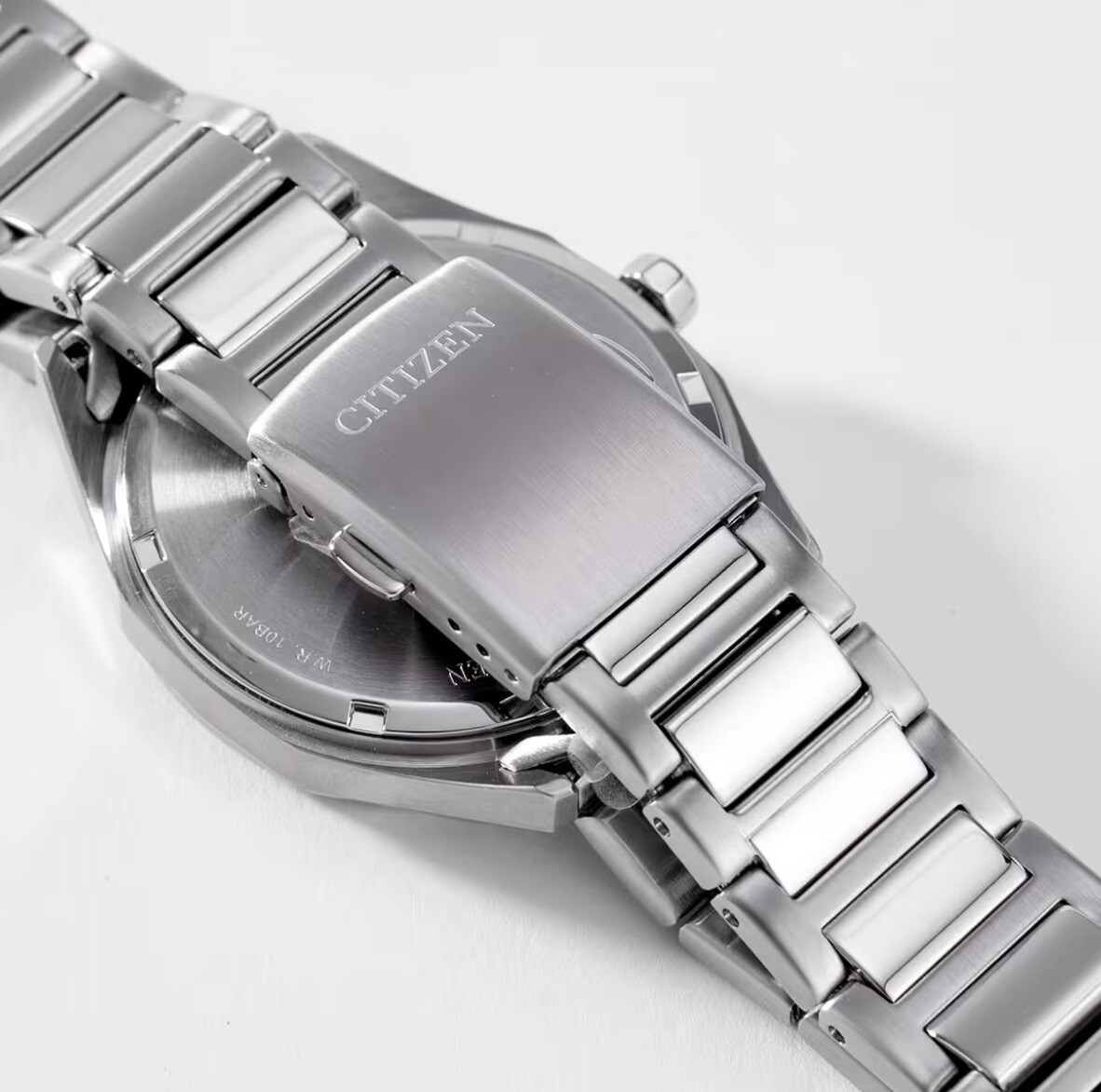 Citizen Eco-Drive BM7620-83A White Analog Octagonal Stainless